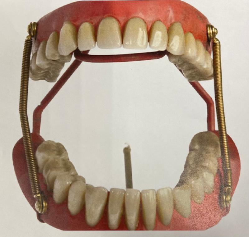 First semi-transparent porcelain teeth